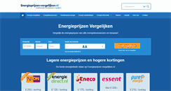 Desktop Screenshot of energieprijzen-vergelijken.nl